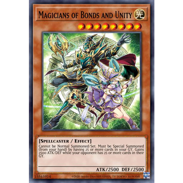 Magicians of Bonds และ Unity Card (DUNE-JP000) - Platinum Rare - ฟรีห่อ ...