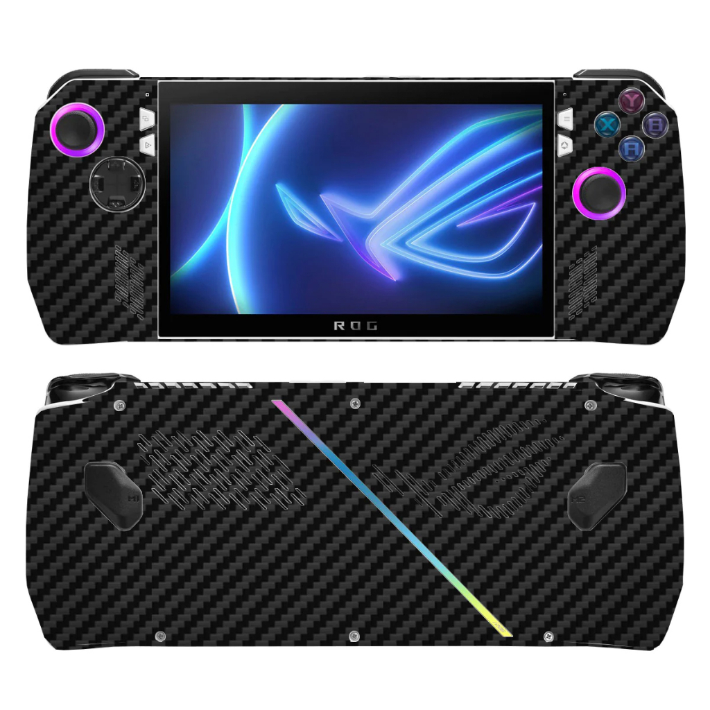 Asus ROG Ally / Ally X sticker Skin รุ่น black Carbon (ฟิล์มนูน 3M ปรับ ...