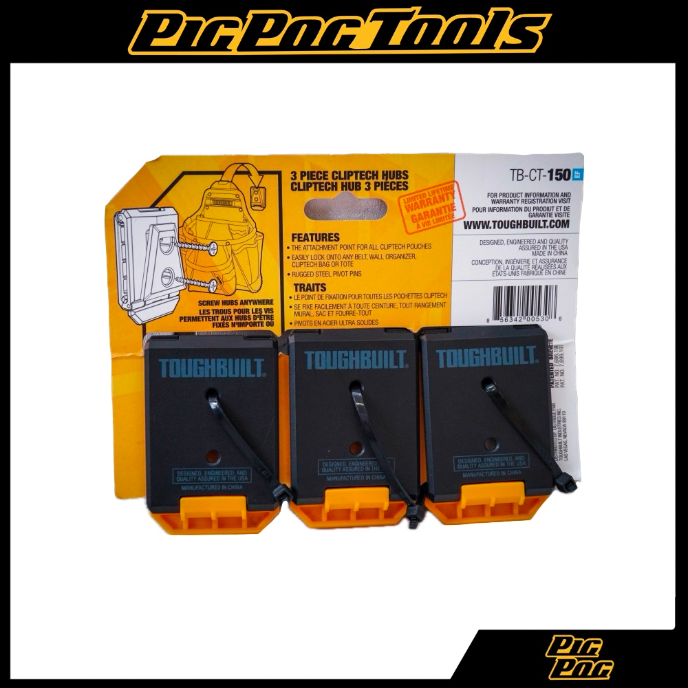 Cliptech Tough Built TB-CT-150 ชุดคลิปอุปกรณ์เสริม 3 ชิ้น | Shopee Thailand