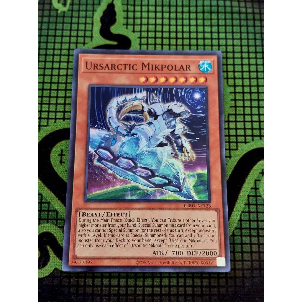 [ Do Lac Shop ] การ์ด Yugioh Monster Ursarctic Mikpolar (SP) CR01AE123