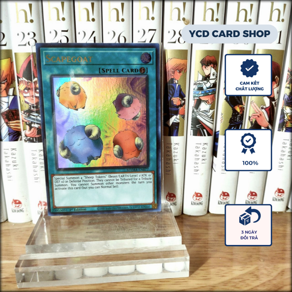 การ์ด Yugioh ของแท้ Scapegoat – Ultra Rare | Shopee Thailand