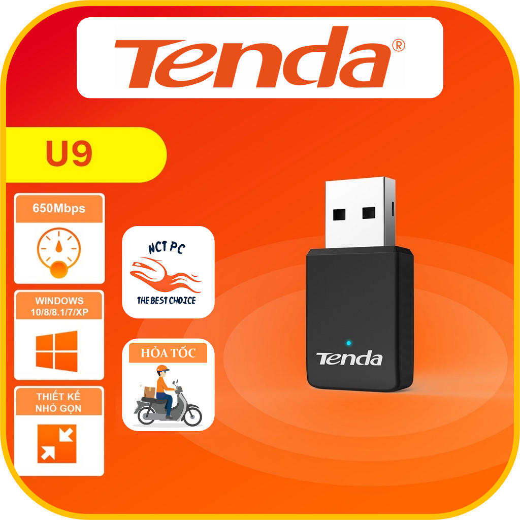 Tenda USB Wifi U9 ความเร ็ วการเชื ่ อมต ่ อ AC มาตรฐาน 650Mbps - 12 ...