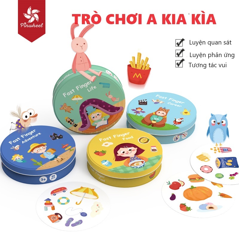เกม Kia There Pinwheel Fast Finger 4 Theme Adventure Food Profession