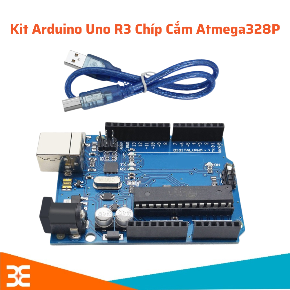Arduino Uno R3 Atmega 328P ปลั ๊ กชิป KIT พร ้ อมสายเคเบิล | Shopee ...