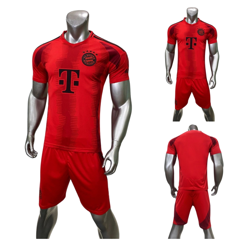 เสื ้ อผ ้ าฟุตบอล Red Bayern 2025 พร ้ อมการพิมพ ์ | Shopee Thailand