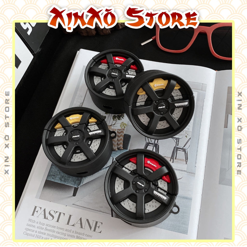 เคส Airpod 2 3 4 pro 2 RACING WHEEL เคส Airpods ป้องกันกล่องชาร์จหูฟัง ...