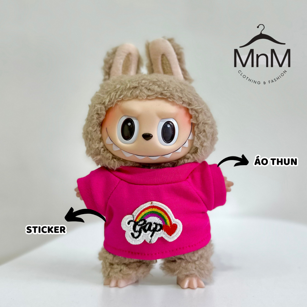 [HCM Speed] - เสื้อยืด Labubu MnM พร้อมสติ๊กเกอร์ | Shopee Thailand