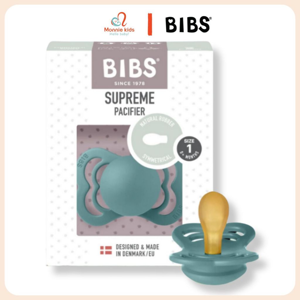 Bibs Pacifier Supreme Latex ยางธรรมชาติ simmetric Pacifier จุกนมหลอก ...
