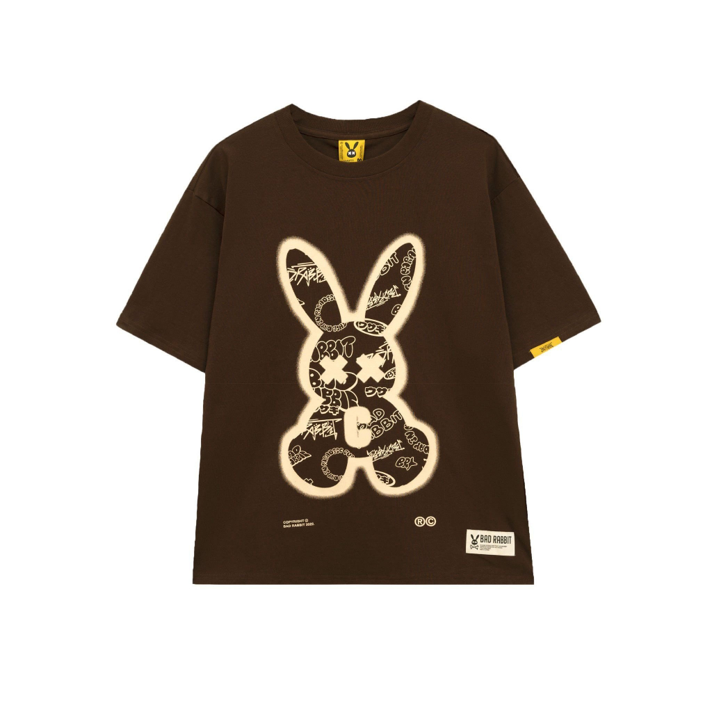 เสื้อยืด Unisex Bad Rabbit BROWN SPRAY Rabbit Rabbit Rabbit - Bad ...