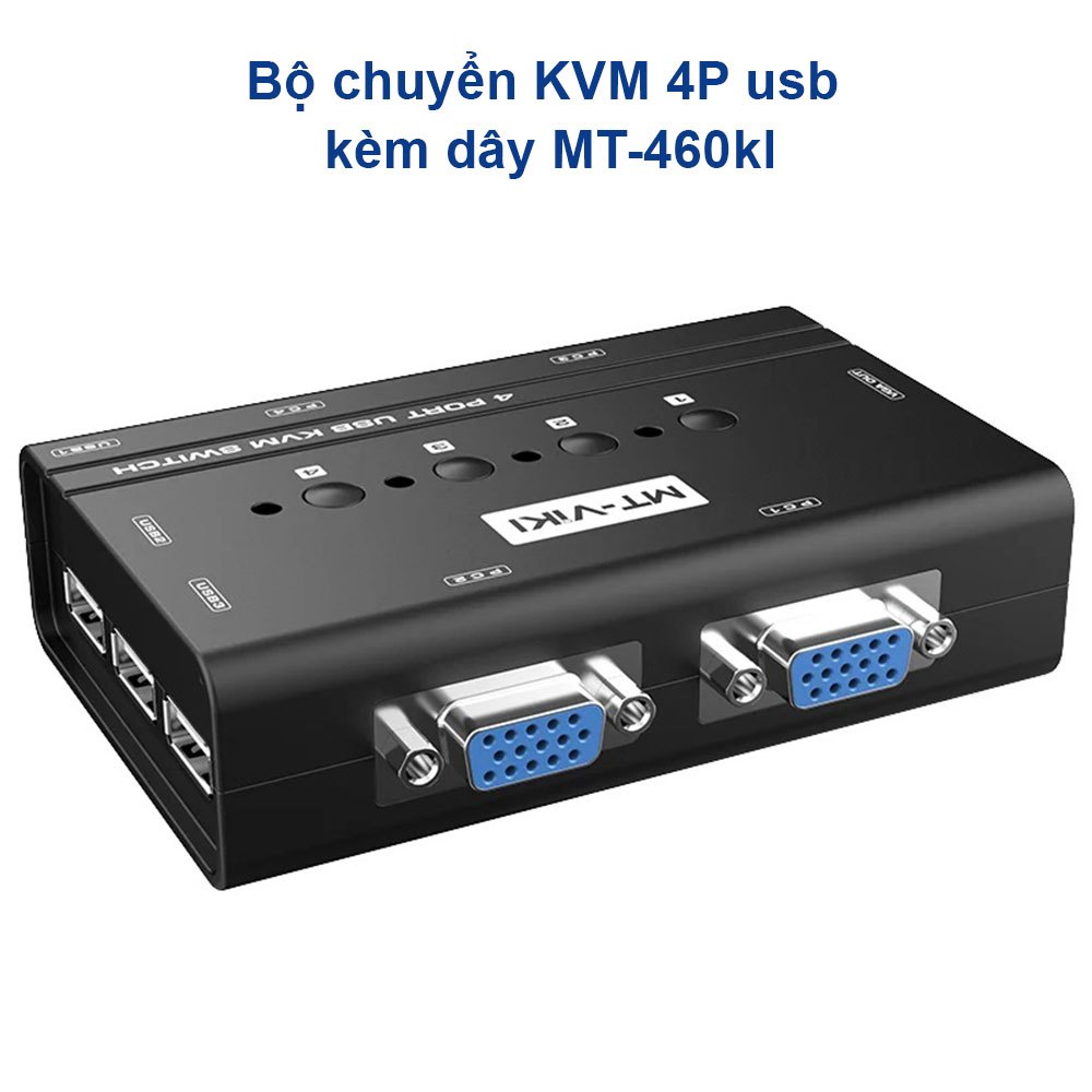 รหัส 61 - 4P usb KVM adapter พร้อมสายไฟ MT-460kl | Shopee Thailand
