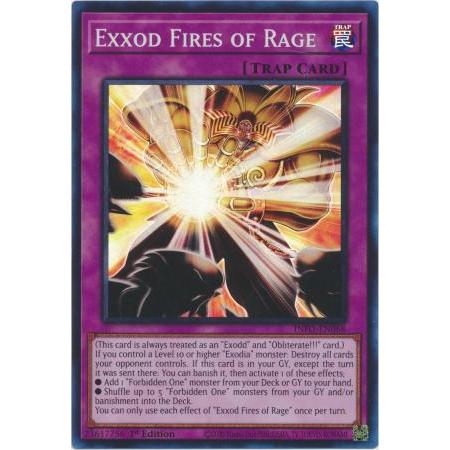 การ์ด Yugioh - TCG - Exxod Fires of Rage - INFO-EN068 - Super Rare 1st ...