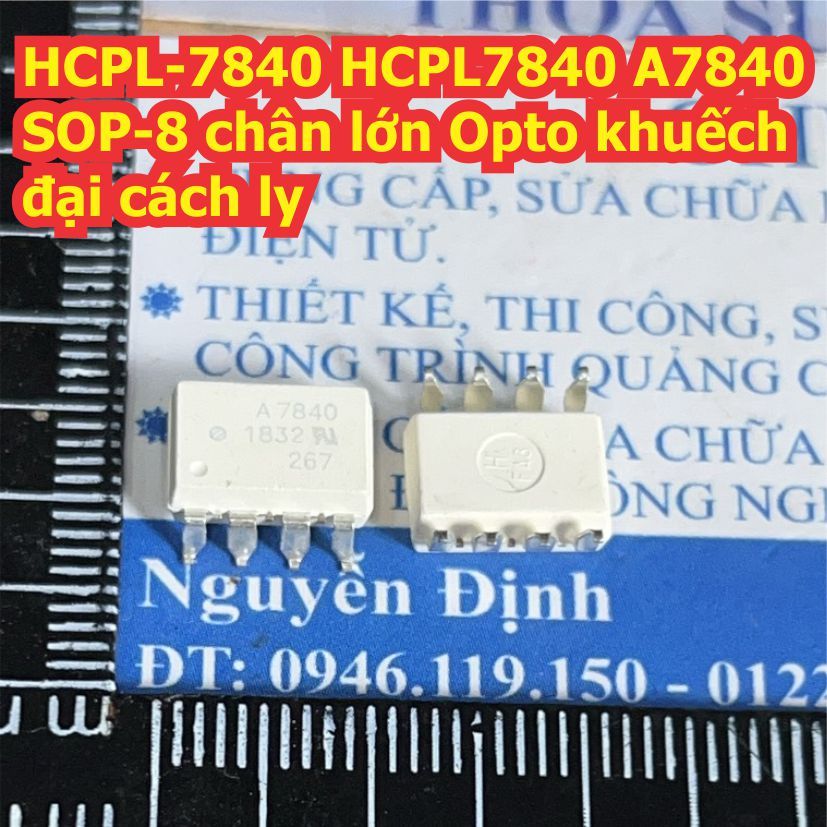 50pcs SMD A7840 HCPL-7840 optocoupler SOP-8 ic new