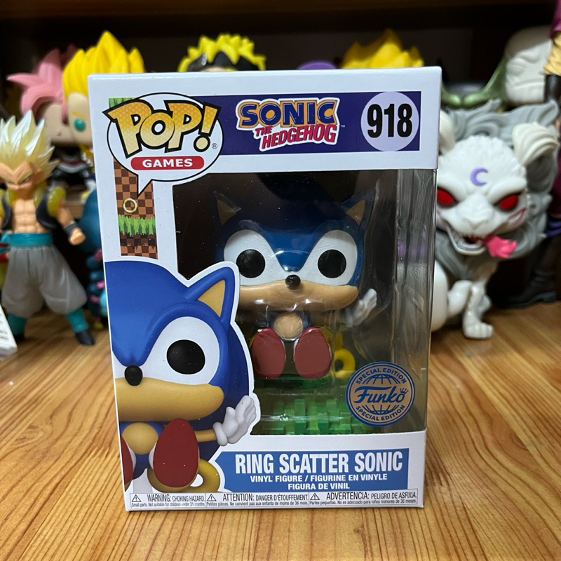 ฟังโก้ป๊อป! Funko Pop Figure! แหวนโซนิคเม่น Scatter Sonic (กล่องจริง ...