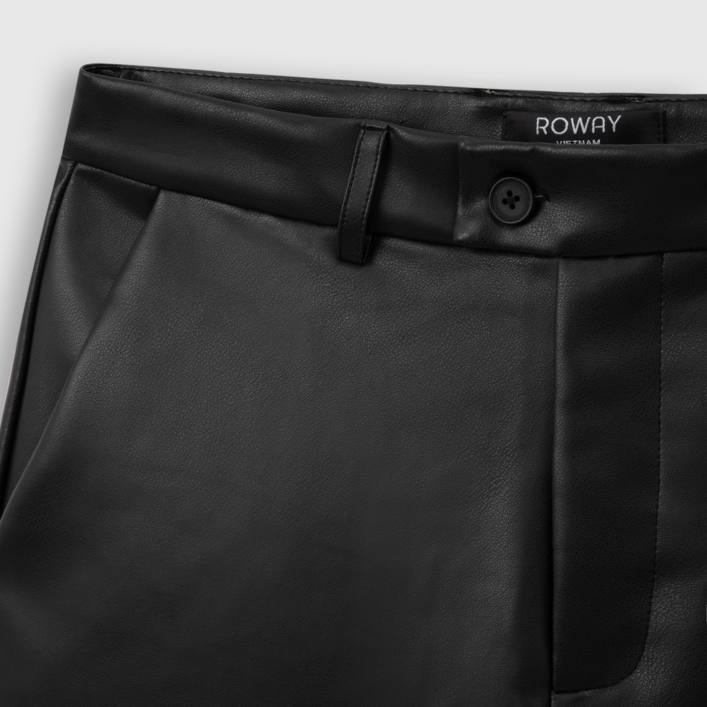 กางเกงขาสั้น ROWAY ผ้าหนัง PU ฟอร์มปกติ | หนังสั้น | Shopee Thailand