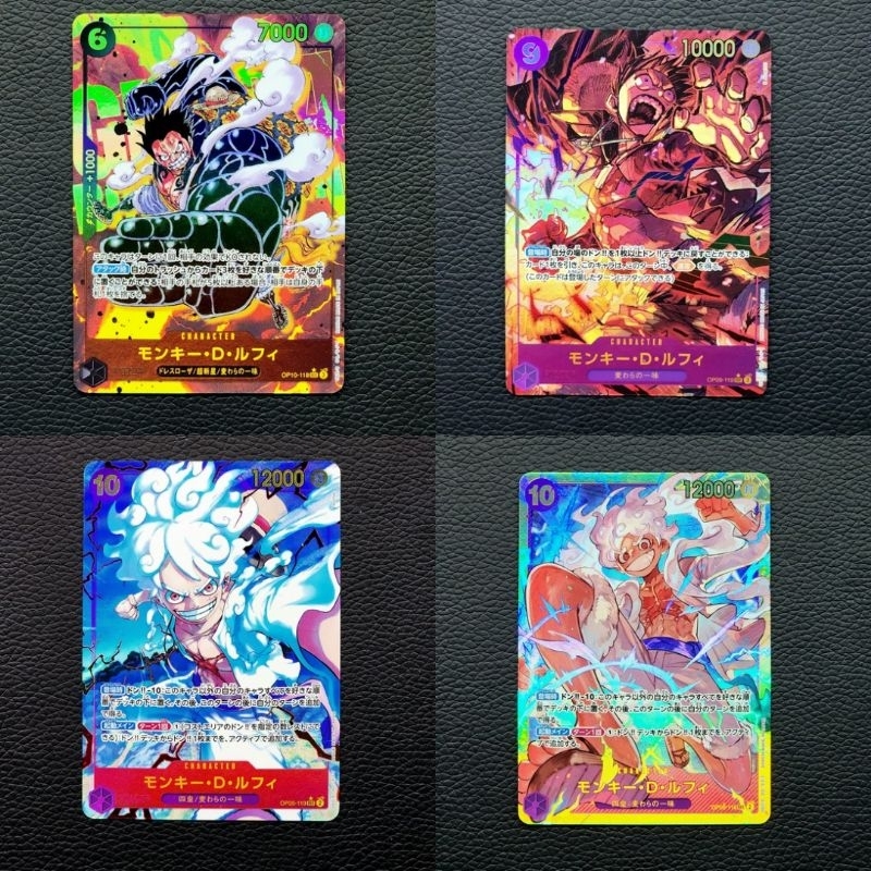 ของแท้ One Piece card rarity SEC+ มาพร้อมแขนและปลอกการ์ด toploader ...