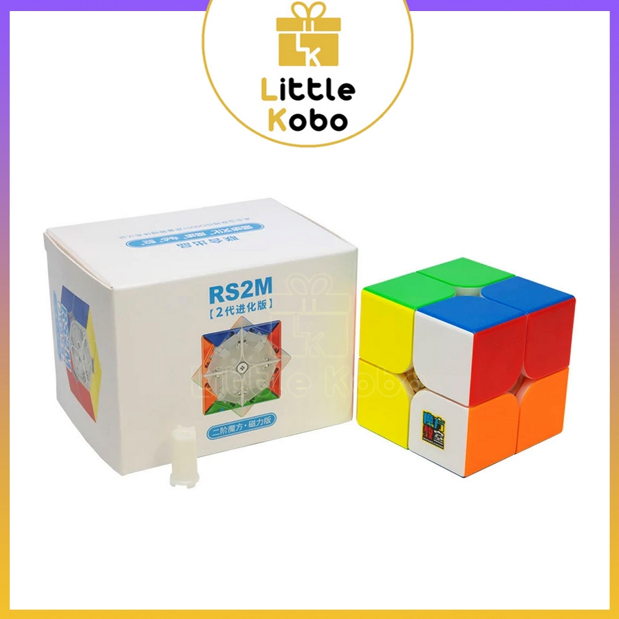 [MoYu] Rubiks Cube 2x2 MoYu RS2M V2 Evolution Rubiks Cube Magnet ของ ...