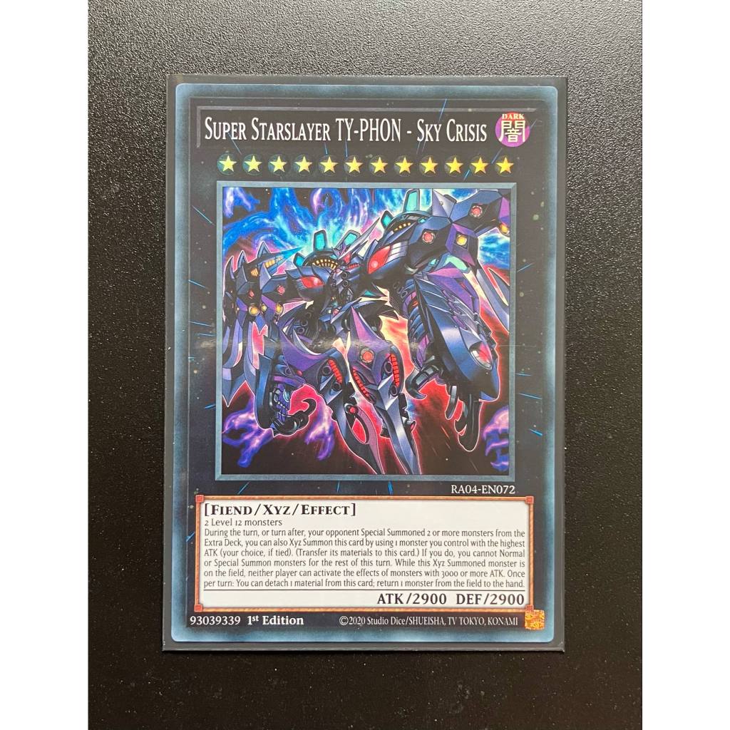 YMS - [การ์ด Yugioh] - [TCG-UK] - RA04-EN072 - Super Starslayer TY-PHON ...