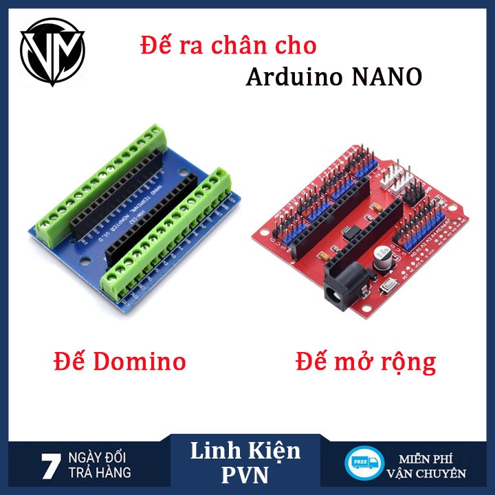 ฐานเอาท์พุตแบบพินสําหรับ Arduino Nano - IO Shield (บอร์ดขยายพิน ...