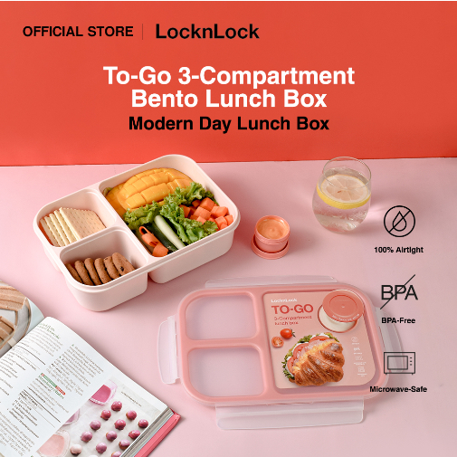LocknLock กล่องสลัดพลาสติกแบ่ง 980 มล. ความจุ HPL781 | Shopee Thailand