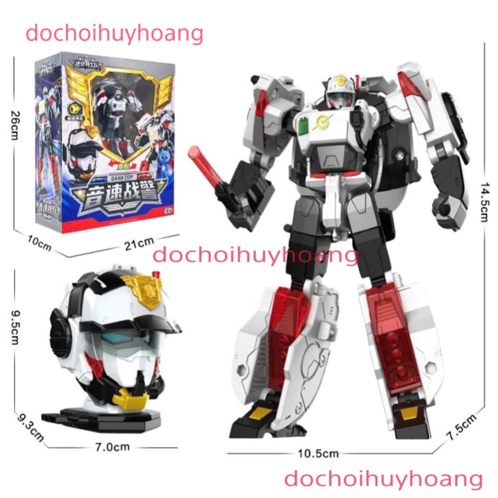 Miniforce 6 super จราจรหุ่นยนต์ตํารวจของเล่น Dash Cop ซูเปอร์ฮีโร่ ...