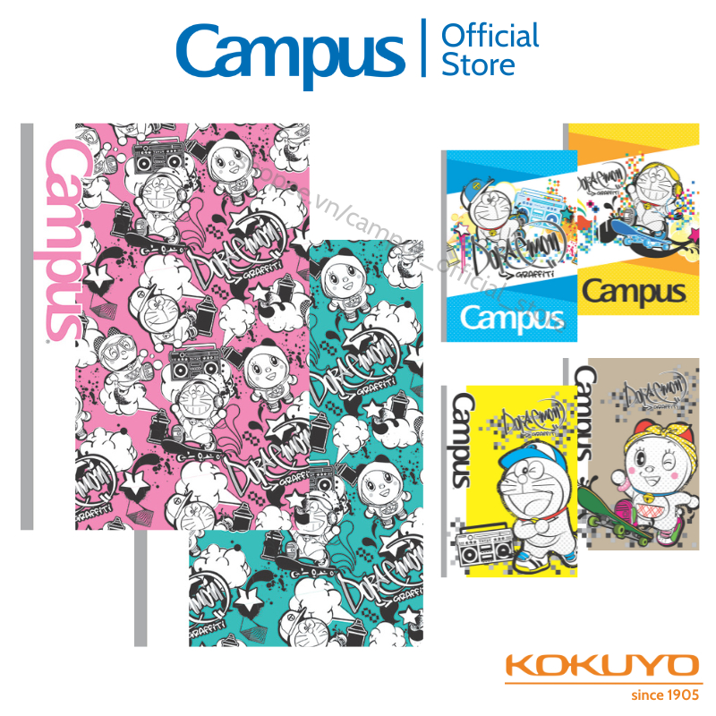 สมุดโน๊ตนักเรียนแนวนอน Doraemon Graffiti (Notebook) 7 มม.80/120/200 ...