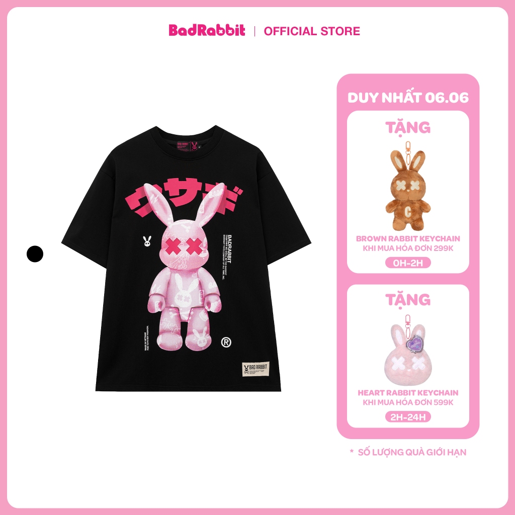 เสื้อยืด Unisex Bad DRUNK RABBIT Cotton 100% - แบรนด์ท้องถิ่นของแท้ ...
