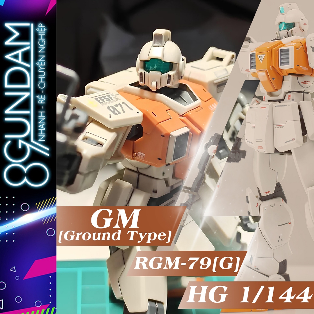 HG GM Ground Type KK Assembly Model (พร้อมฐาน + รูปลอกน้ํา) | Shopee ...