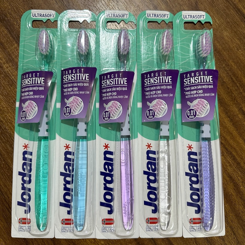 แปรงสีฟันขนนุ่ม Jordan Taget Sensitive สินค้ามาตรฐานมาเลเซีย (ราคา 1 ...