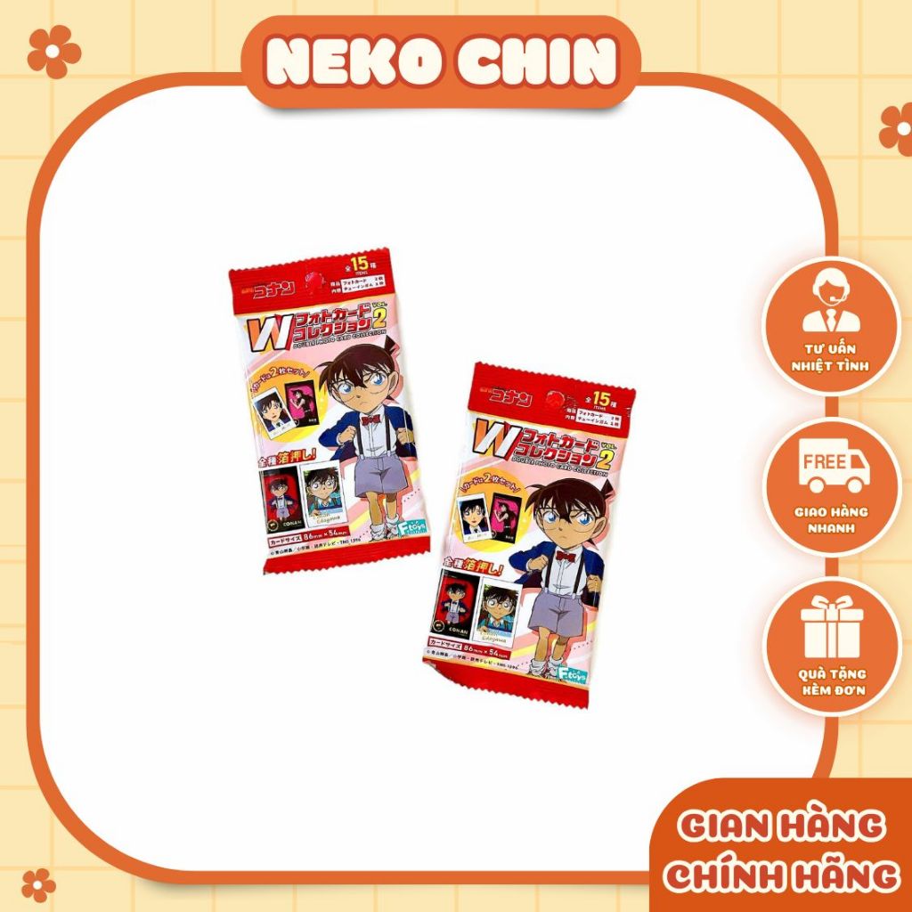 Conan Character W Photocard Vol 2 - การ์ดญี่ปุ่นแท้ | แขนฟรี| สินค้า By ...