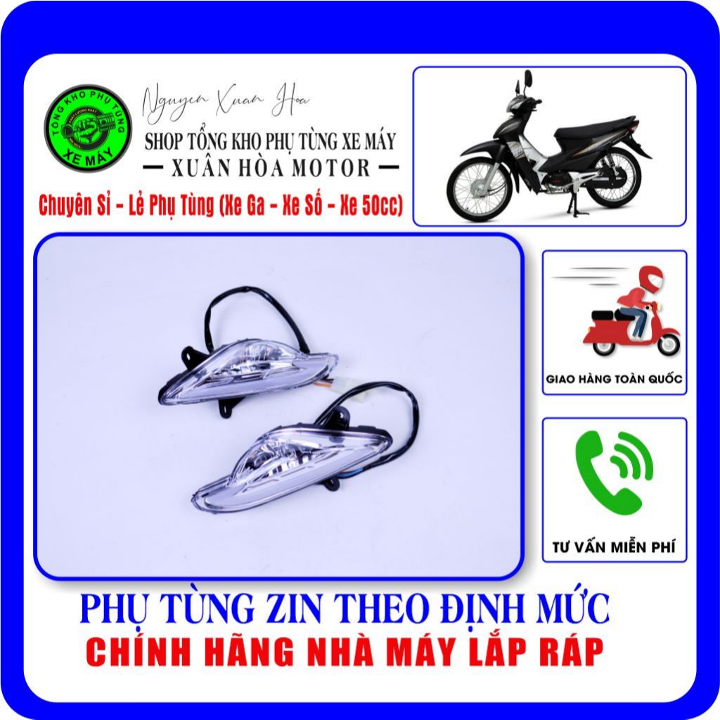 ชุดไฟเลี้ยวหน้า LED เต็ม Wave Detech/ Wave Alpha 50cc/ Wave A100/ RS100 ...