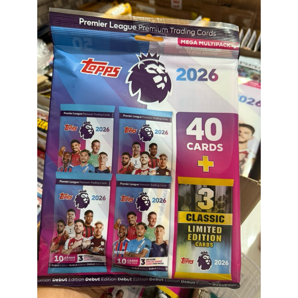 [ Mega Multipack ] Topps Premier League Mega Multipack 2026 25/26 ชุด ...
