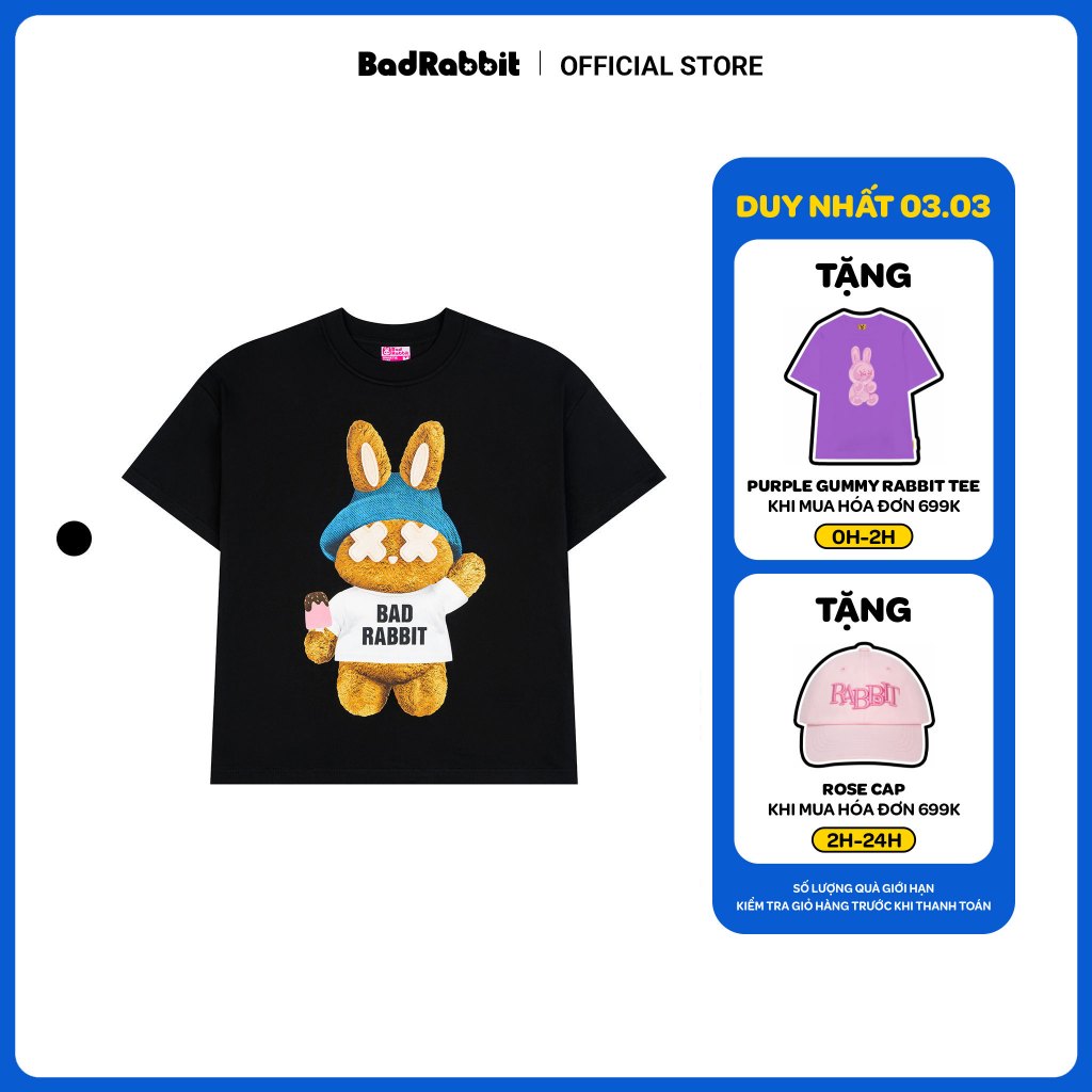 Sticky Boxy Rabbit Tee - Just Feel Collection - แบรนด์ท้องถิ่นของแท้ ...