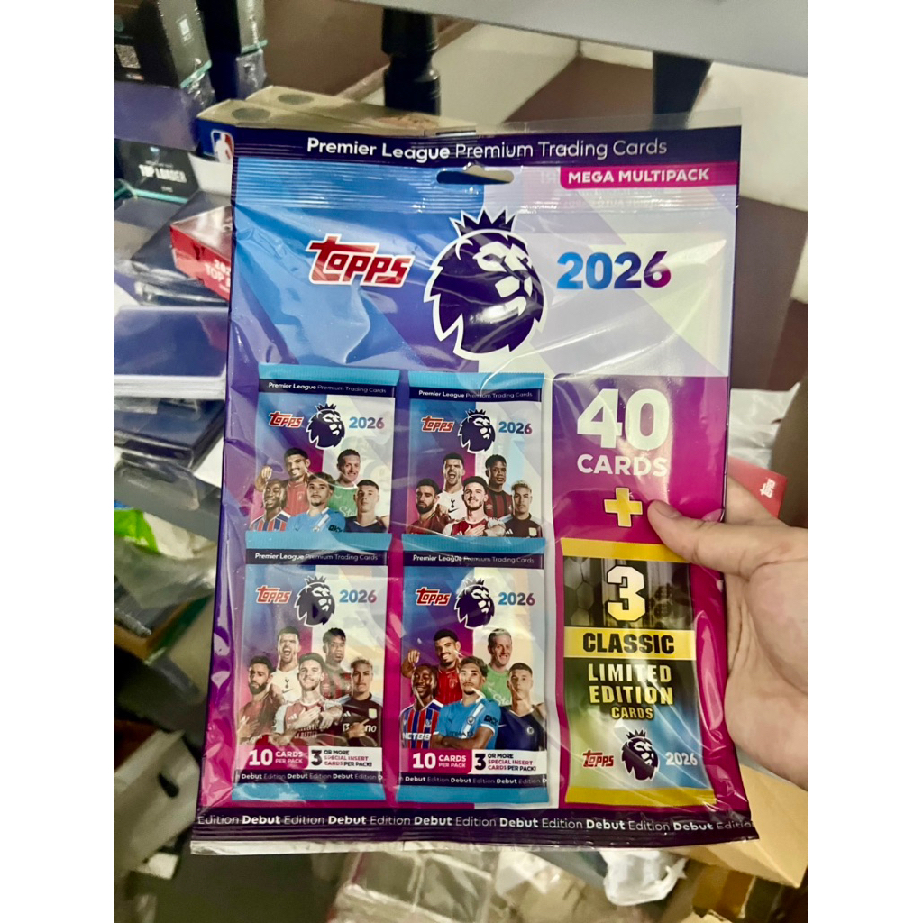 Topps Premier League Mega Multipack 2025/26 Player Card Pack | Shopee ...