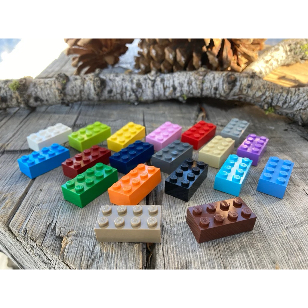 Combo of 20 Bricks 2x4 – สินค้าของแท้ – สีสุ่มผสม | Shopee Thailand
