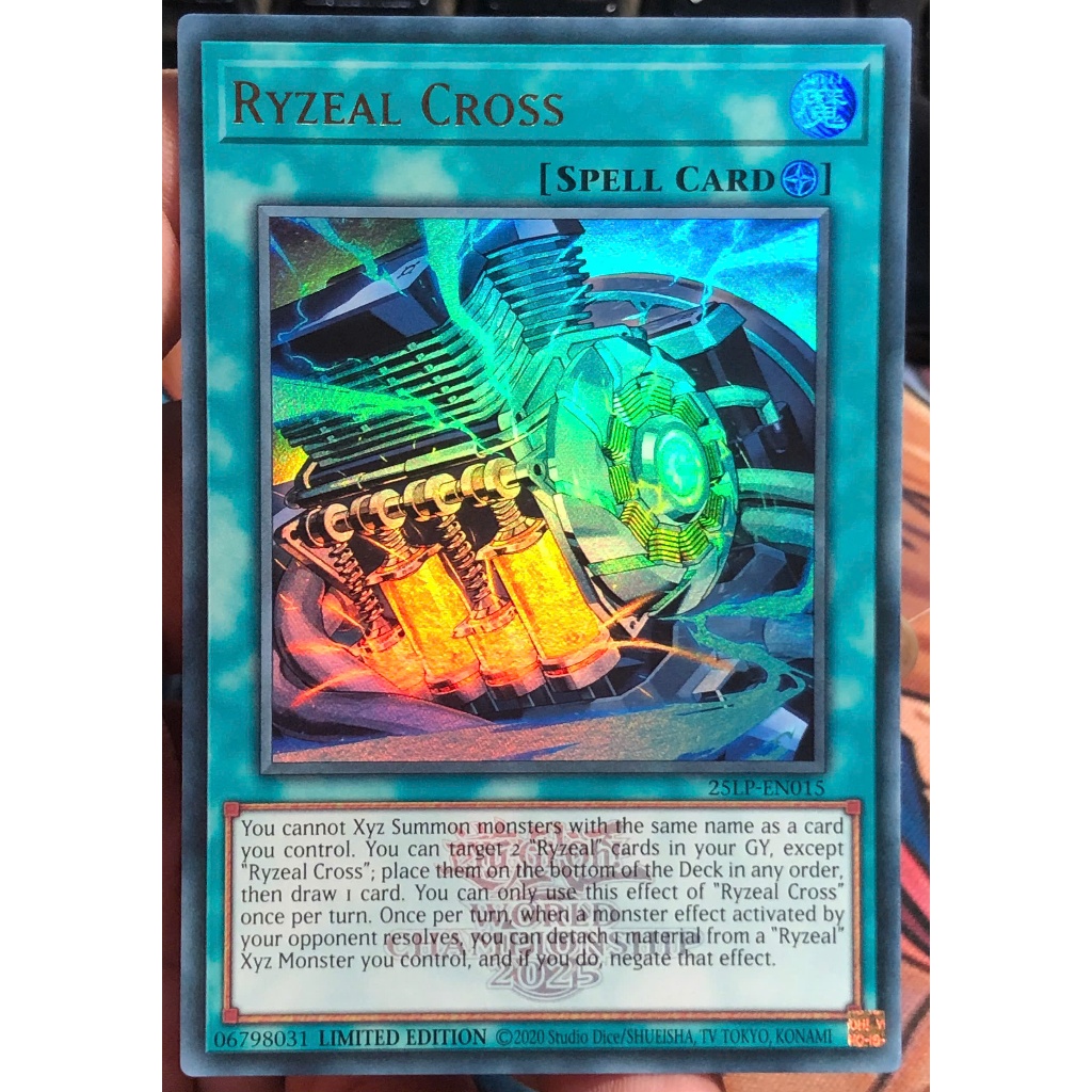 [KW2 Yugioh] [EN-UK] การ์ด 25LP-EN015 - Ryzeal Cross - LOGO STAMP ...