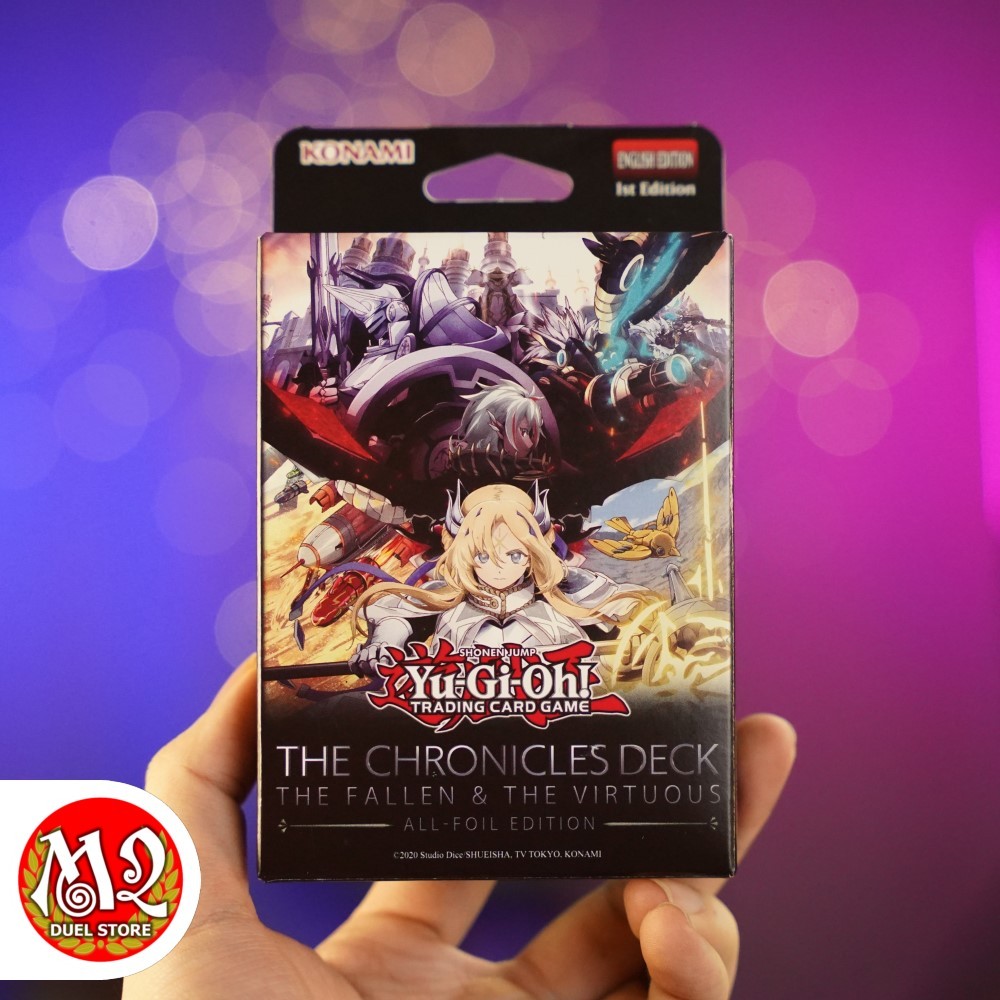 Yugioh TCG THE CHRONICLES DECK: The Fallen & The Virtuous Structure Deck -  CH01-EN | Shopee Thailand