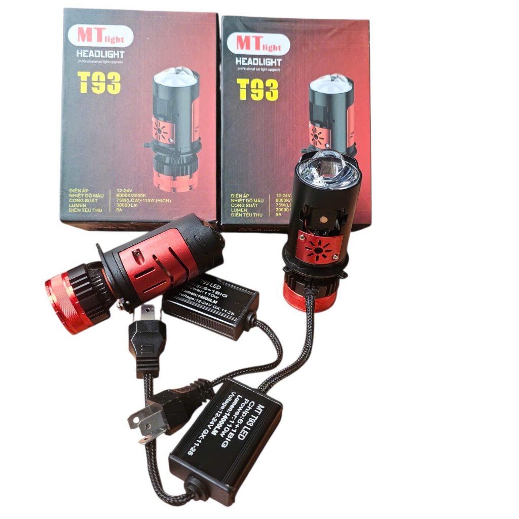 T93 110W ไฟหน้ามินิบอล IMPROVED OF C250, C300, 350 SERIES พร้อมพัดลม ...