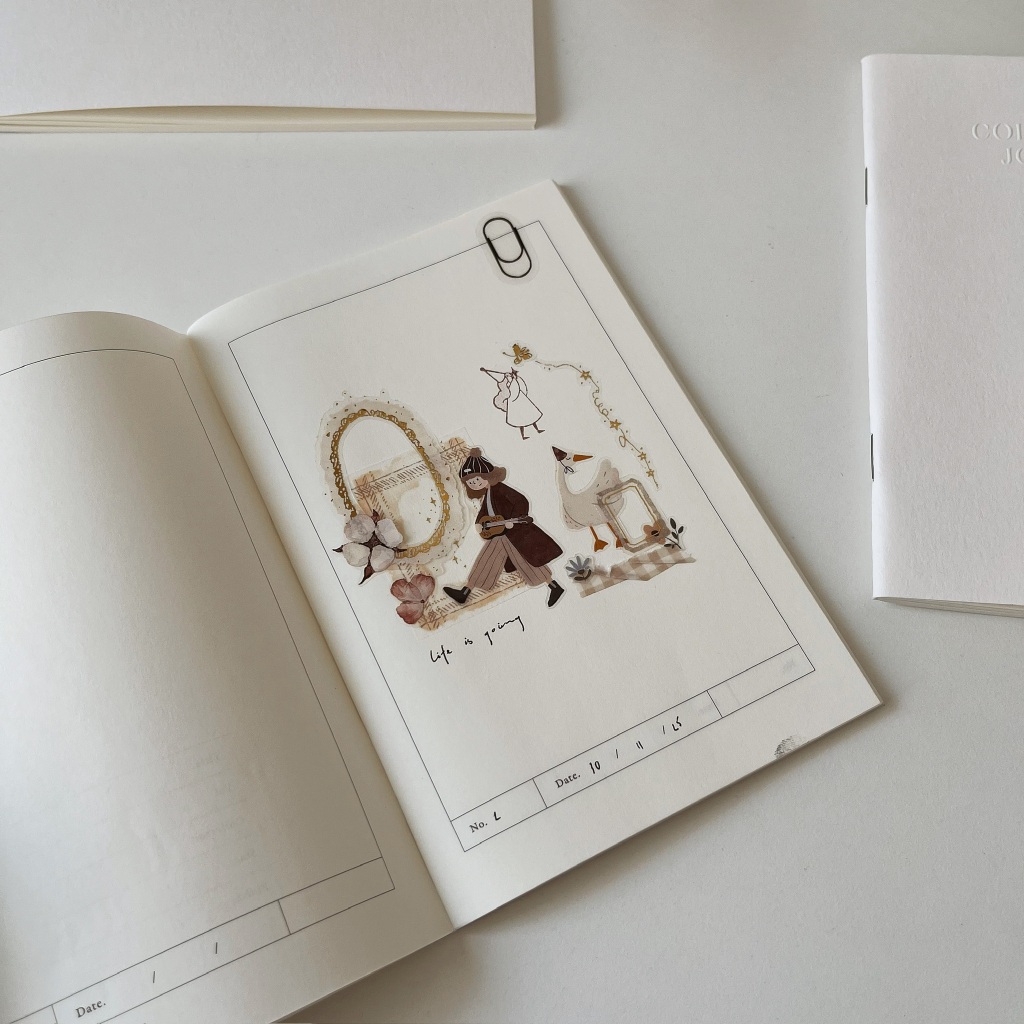 Collecting Journal DaynMoment ขนาด A6 (มีสติ๊กเกอร์) | Shopee Thailand