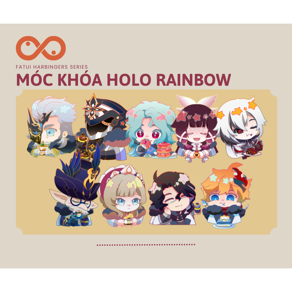 Genshin Impact - พวงกุญแจ chibi Fatui และป้าย | Shopee Thailand