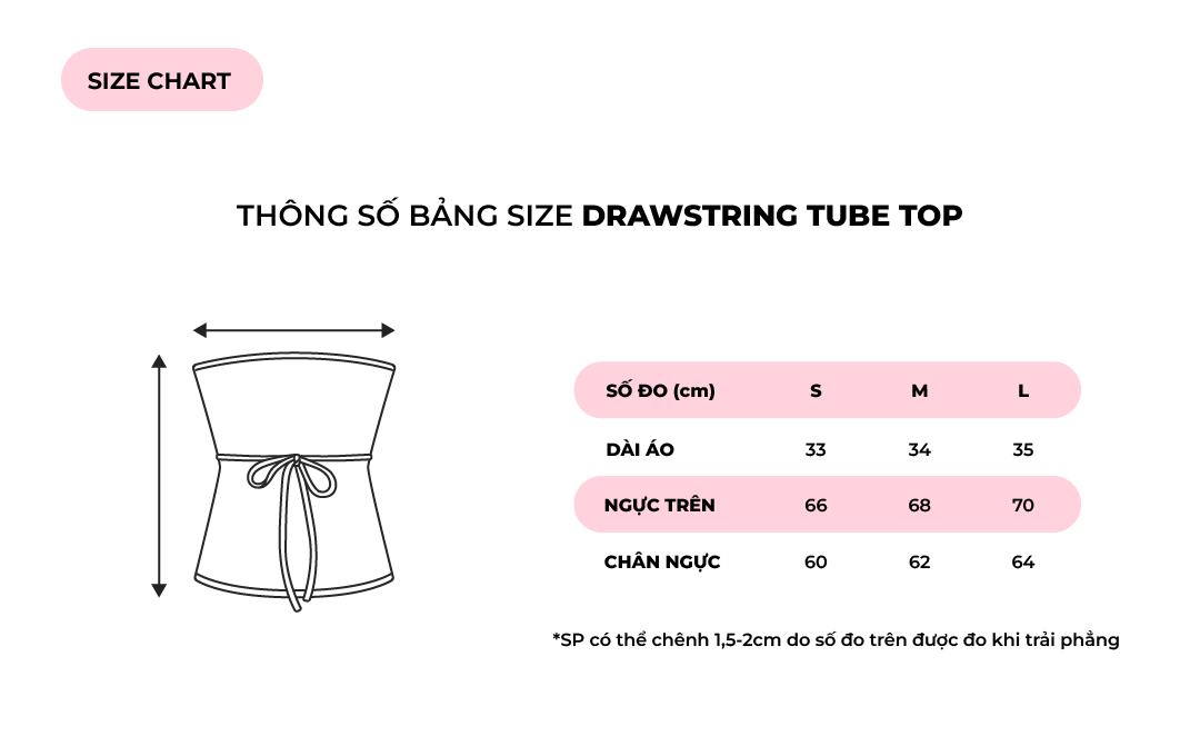 Nakedbyv - Drawstring Tube Top | Shopee Thailand