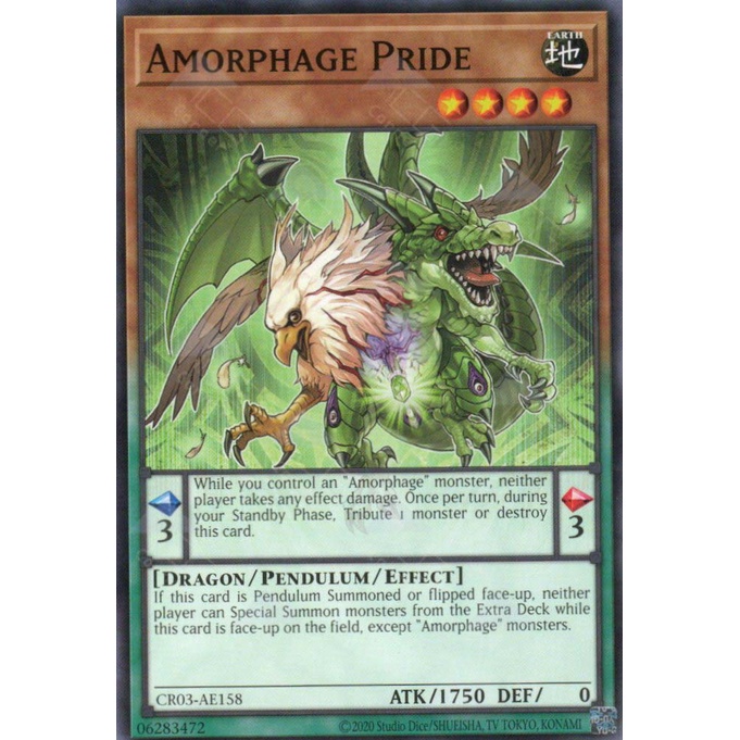 การ์ด Yugioh! - Amorphage Pride - CR03-AE158 | Shopee Thailand