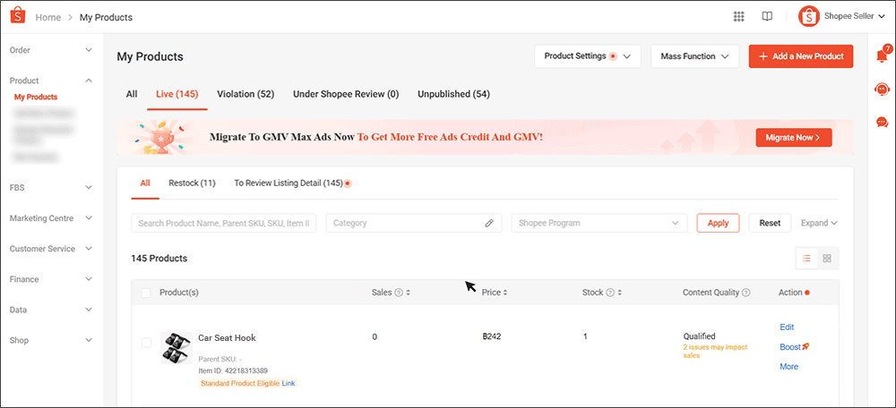 วิธีใช้ Shopee Standard Product เพื่อเพิ่มการมองเห็นสินค้าของฉัน